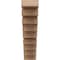Ekena Millwork 7"W x 28"D x 28"H Thin Landon Rough Cedar Woodgrain TimberThane Corbel, Primed Tan CORUR07X28X28LANRCPR - alternate 6